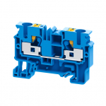 Зажим клеммный проходной 0мм размер ячейки 0мм на DIN-рейку/G-рейка 1 уровень сечение провода 10мм² 57А 1000В полиамид (pa) КЭАЗ (Курский электроаппар