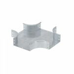 Ответвитель DPX крестообразный 600х80 в комплекте с крепежными элементами и соединительными пластинами, необходимыми для монтажа, горячеоцин ДКС