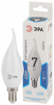 Лампа светодиод 7Вт свеча на ветру Е14 4000К 560Лм матовая BXS-7W-840-E14 ЭРА (10/100) Лампа светодиод 7Вт свеча на ветру Е14 4000К 560Лм матовая BXS-7W-840-E14 ЭРА (10/100)