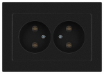 Розетка 2гн без З/К с/у антрацит механизм 16А 6-204-05 Accent Intro (1/10/100) Розетка 2гн без З/К с/у антрацит механизм 16А 6-204-05 Accent Intro (1/10/100)