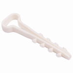 Дюбель-хомут PCD-F 05x08-45-100WH PA6.6 Jazzway (100 шт/уп)