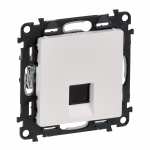 Механизм розетки комп. 1-гн Valena Life RJ45 UTP с лицевой панелью бел. Legrand Механизм розетки комп. 1-гн Valena Life RJ45 UTP с лицевой панелью бел. Legrand