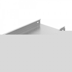 Переходник - редуктор д/лист. каб. лотка без разъема/соедин-ля c симметр. редукцией 400мм/50мм с высотой лотка50мм оцинк. Ostec _