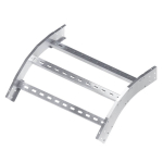 Угол лестничный вертикальный внешний 45 градусов 80х200, R600, горячеоцинкованный Угол лестничный вертикальный внешний 45 градусов 80х200, R600, горячеоцинкованный