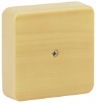 Коробка распаячная 100х100х30 (без клеммы) сосна IP40 ЭРА Коробка распаячная 100х100х30 (без клеммы) сосна IP40 ЭРА