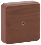 Коробка распаячная 100х100х30 (без клеммы) дуб IP40 ЭРА Коробка распаячная 100х100х30 (без клеммы) дуб IP40 ЭРА