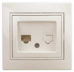 Розетка 1гн комп RJ45 с/у крем механизм кат.5е 1-303-02 Intro Plano ЭРА (1/10) Розетка 1гн комп RJ45 с/у крем механизм кат.5е 1-303-02 Intro Plano ЭРА (1/10)