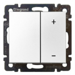 Светорегулятор 600Вт поворотно-нажимной с/у белый механизм Valena DIY Legrand Светорегулятор 600Вт поворотно-нажимной с/у белый механизм Valena DIY Legrand