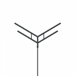 Кронштейн OXOR-SY4-3000x76-L1300 BLACK (Arlight, Сталь) Кронштейн OXOR-SY4-3000x76-L1300 BLACK (Arlight, Сталь)