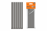 Клеевые стержни универсальные черные, 11 мм x 100 мм, 6 шт, "Алмаз" TDM Клеевые стержни универсальные черные, 11 мм x 100 мм, 6 шт, "Алмаз" TDM