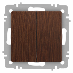 Выключатель 2кл прох с/у венге механизм 6-107-10 Accent Intro (1/10/200) Выключатель 2кл прох с/у венге механизм 6-107-10 Accent Intro (1/10/200)