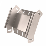 Угол д/листового кабель.лотка 90° вертикально ниспадающий (внешний) без соединит. разъема нержавеющая сталь серый ПРОМРУКАВ Угол д/листового кабель.лотка 90° вертикально ниспадающий (внешний) без соединит. разъема нержавеющая сталь серый ПРОМРУКАВ