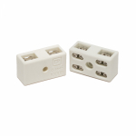 Клеммная колодка 35мм 2x2 32А 1000В белый ПРОМРУКАВ Клеммная колодка 35мм 2x2 32А 1000В белый ПРОМРУКАВ
