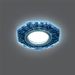 Светильник Восемь гран. Черный/Серебро/Хром, Gu5.3, LED 4100K Gauss Backlight 1/40 СНЯТ Светильник Восемь гран. Черный/Серебро/Хром, Gu5.3, LED 4100K Gauss Backlight 1/40 СНЯТ