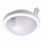 Светильник светодиод герметичный СПП 8Вт круг 4000К поликарбонат IP65 ЖКХ / БАННИК инфракрасный датчик PBH-PC2-RS SENSOR Jazzway (1/30)