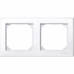 M-SMART МОНТАЖНАЯ РАМКА 2 ПОСТА,АКТИВНО БЕЛЫЙ