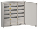 Корпус мет. ЩРн-180 (3х60) 835х830х140 IP31 сер TITAN 5 IEK
