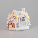 Керамическая фигурка «Домик со снеговиком» 26.2х9.5х23.3 см Керамическая фигурка «Домик со снеговиком» 26.2х9.5х23.3 см