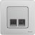 Розетка 2гн комп+комп RJ45+RJ45 с/у алюминий механизм кат.5е INSPIRIA Legrand Розетка 2гн комп+комп RJ45+RJ45 с/у алюминий механизм кат.5е INSPIRIA Legrand