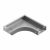 Угол горизонтальный 90 град. к лотку ПЛК 500х110, толщ. 1,5 мм, Сендзимир цинк Угол горизонтальный 90 град. к лотку ПЛК 500х110, толщ. 1,5 мм, Сендзимир цинк