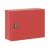 Корпус распред. шкафа 1двер. сталь красный 400мм 300мм 150мм с монтажной платой IP66 DKC