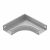 Угол плоский плавный 90 град. к лотку 100х80, толщ. 0,7 мм, Сендзимир цинк