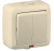 Выкл 2-клавиш. с подсветкой LED в сборе 16А 250В о/у бежевый глянц. IP44 HEGEL Выкл 2-клавиш. с подсветкой LED в сборе 16А 250В о/у бежевый глянц. IP44 HEGEL