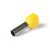 Наконечник штыревой НШВИ(2) 6-14 желтый КВТ (100/100/500)