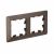 Рамка 2гн мокко/дымчатый черный AtlasDesign AIR Systeme Electric (1/5)