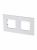 Рамка 2-пост. цвет белый Альпийский белый глянцевый, пластик горизонт. и вертик., IP20 Zenit ABB