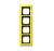 Рамка 5-постовая, серия axcent, цвет жёлтый Рамка 5-постовая, серия axcent, цвет жёлтый