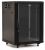 Hyperline TWB-FC-1845-GP-RAL9004 Шкаф настенный 19-дюймовый (19"), 18U, 920x600х450мм, стеклянная дверь с перфорацией по бокам, ручка с замком, с возм
