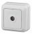 Розетка 1гн ТВ одиночная о/у белый IP20 2-301-01 Intro Quadro ЭРА (1/10)