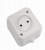 Розетка 1гн без З/К о/у белый 16А IP44 Nemliyer Makel (1/10/100)
