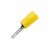 Наконечник штыревой круглый с изолир.фланцем 2,5-6 кв.мм 2,6х13 мм (НШКИ)