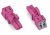 Разъем 2-пол. Код. B 1,50 mm розовые WINSTA® MINI special 890-282 Разъем 2-пол. Код. B 1,50 mm розовые WINSTA® MINI special 890-282