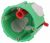 Коробка установочная ЭРА KUU-68-55-unibox двухкомпонентная универсальная зеленая 68х55мм UniBox саморезы IP30 Коробка установочная ЭРА KUU-68-55-unibox двухкомпонентная универсальная зеленая 68х55мм UniBox саморезы IP30