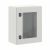 Корпус распред. шкафа 1двер. сталь серый 400мм 500мм 250мм с монтажной платой IP66 DKC
