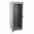 Шкаф напольный разобранный 19   IT-CQE-N 32U 600x1000мм, крыша с вырубкой, дверь стекло и сплошная металл, одинарные боковые панели, серый RAL7035