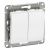 Выключатель 2кл с/у белый механизм Glossa Systeme Electric  (1/20/160)