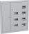 Щит этажный ЩЭ-7-Э 1000х960х110 встр. металл (слаботочный отсек слева) 36 IP31 LIGHT IEK (1)
