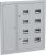 Щит этажный ЩЭ-8-Э 1000х960х110 встр. металл (слаботочный отсек слева) 36 IP31 LIGHT IEK (1)