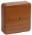 Коробка для к/к разветвительная о/у дуб КМ41216-05 75х75х28 IP20 IEK (1/80)