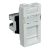 Розетка компьютерная RJ-45 QUADRO QD 45x22,5 (HB)