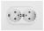 Розетка 2гн с З/К с/у белый механизм 16А 6-205-01 Accent Intro (1/10/100) Розетка 2гн с З/К с/у белый механизм 16А 6-205-01 Accent Intro (1/10/100)