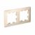 Рамка 2гн бежевый/дымчатый белый AtlasDesign AIR Systeme Electric (1/5)
