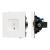 Механизм компьютерной розетки SCT-TENDO-MPC1-SFPL-WH (RJ-45, CAT6) (Arlight, Матовый белый)