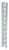 U-образная профильная рейка 50x30x2000 мм