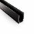 Профиль алюминиевый анодированный для гибкого неона 8x16мм, 2м, черный NEON-NIGHT
