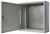 Корпус распред. шкафа настенный открытого монтажа 1двер. сталь серый 400мм 400мм 155мм с монтажной платой IP31 DEKraft